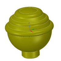 simple-made furniture handle knob v1 3d-print and cnc - Thumbnail 4