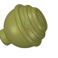 simple-made furniture handle knob v1 3d-print and cnc - Thumbnail 6