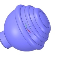 simple-made furniture handle knob v1 3d-print and cnc - Thumbnail 8