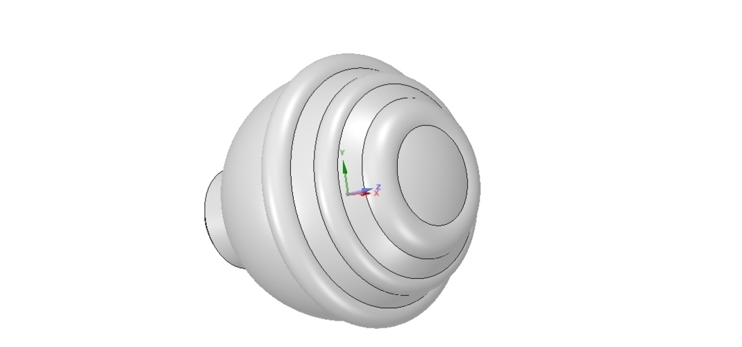 simple-made furniture handle knob v1 3d-print and cnc 3D Print 252655