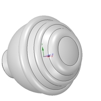 simple-made furniture handle knob v1 3d-print and cnc - Thumbnail 9
