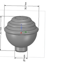 simple-made furniture handle knob v1 3d-print and cnc - Thumbnail 16