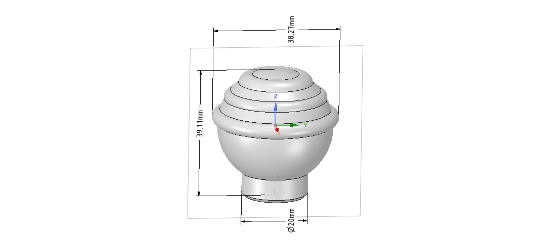 simple-made furniture handle knob v2 3d-print and cnc 3D Print 252668