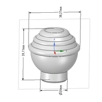 simple-made furniture handle knob v2 3d-print and cnc - Thumbnail 6