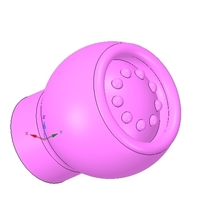 simple-made furniture handle knob v3 3d-print and cnc - Thumbnail 5