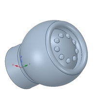 simple-made furniture handle knob v3 3d-print and cnc - Thumbnail 6