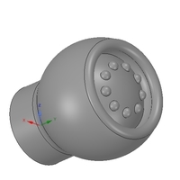 simple-made furniture handle knob v3 3d-print and cnc - Thumbnail 7