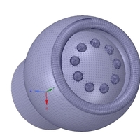 simple-made furniture handle knob v3 3d-print and cnc - Thumbnail 11