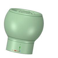 simple-made furniture handle knob v3 3d-print and cnc - Thumbnail 13