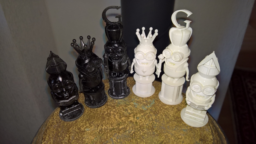 Minion Chess 3D Print 252738