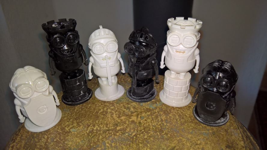 Minion Chess 3D Print 252739