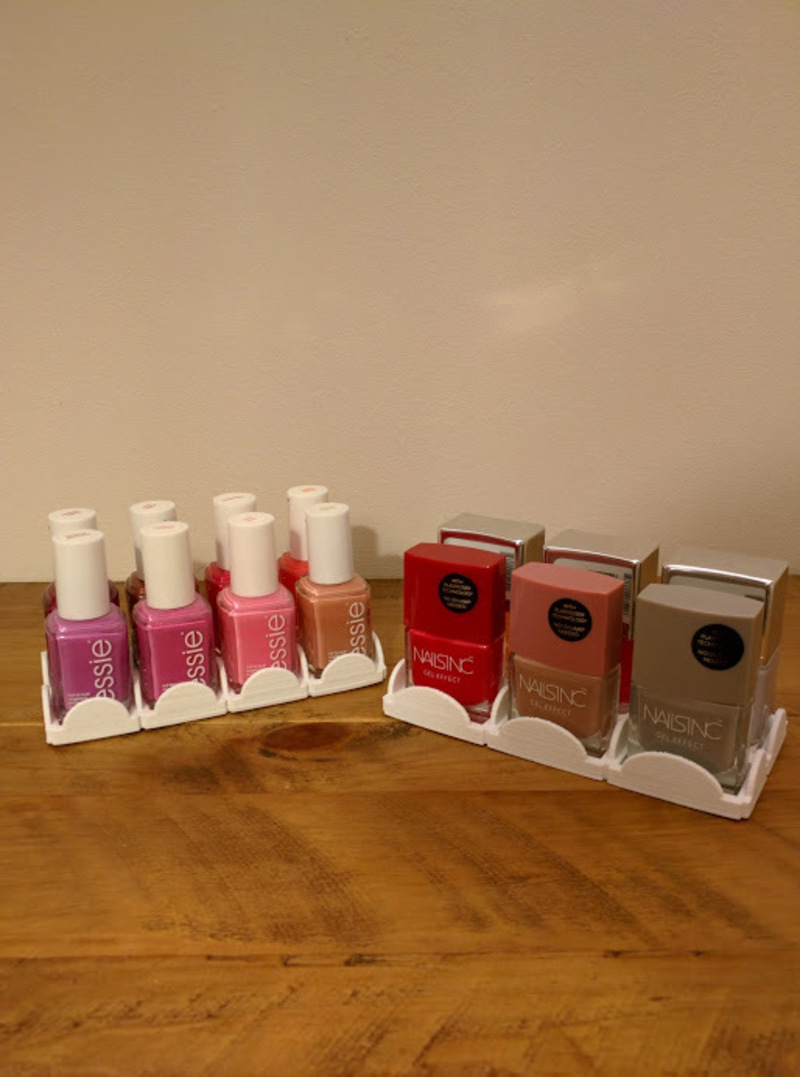 Nail Varnish organising trays