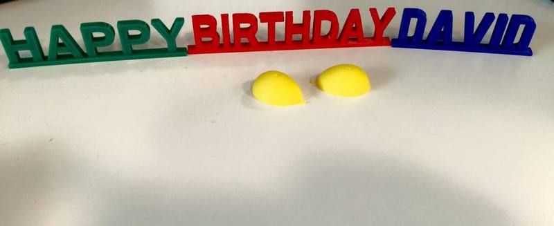 Happy Birthday sign