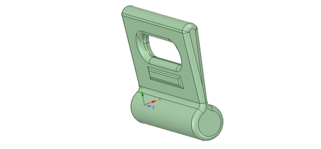Nylon Internal Flat Slide and Slug ABZ258 3d-print 3D Print 252818