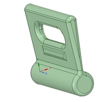 Nylon Internal Flat Slide and Slug ABZ258 3d-print - Thumbnail 1