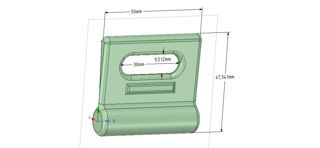 Nylon Internal Flat Slide and Slug ABZ258 3d-print 3D Print 252820