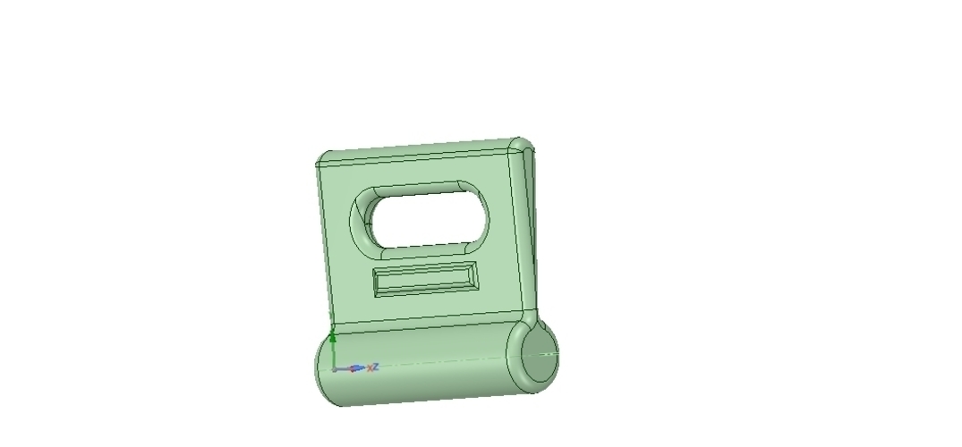 Nylon Internal Flat Slide and Slug ABZ258 3d-print 3D Print 252826