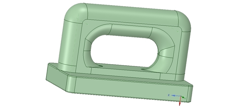 Nylon Internal Flat Slide and Slug ABA91 3d