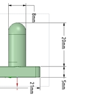 Nylon Internal Flat Slide and Slug ABA91 3d - Thumbnail 9