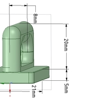 Nylon Internal Flat Slide and Slug ABA91 3d - Thumbnail 10