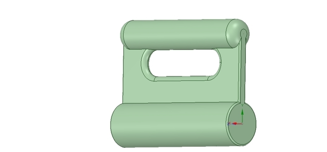Nylon Internal Flat Slide and Slug ABA-258_ustrong 3d-print 3D Print 252884