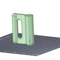Nylon Internal Flat Slide and Slug ABA-258_ustrong 3d-print - Thumbnail 4