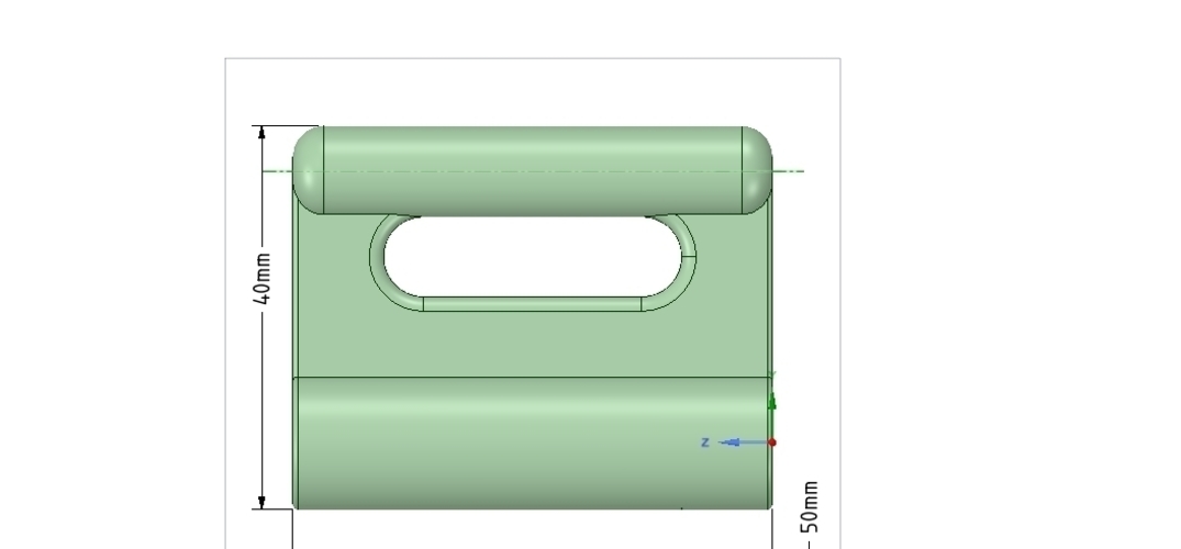 Nylon Internal Flat Slide and Slug ABA-258_ustrong 3d-print 3D Print 252888