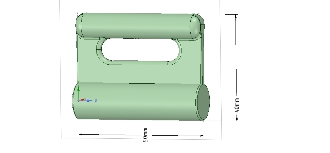 Nylon Internal Flat Slide and Slug ABA-258_ustrong 3d-print 3D Print 252890