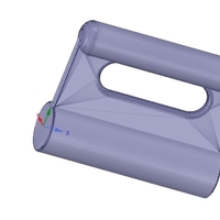 Nylon Internal Flat Slide and Slug ABA-258_ustrong 3d-print - Thumbnail 8