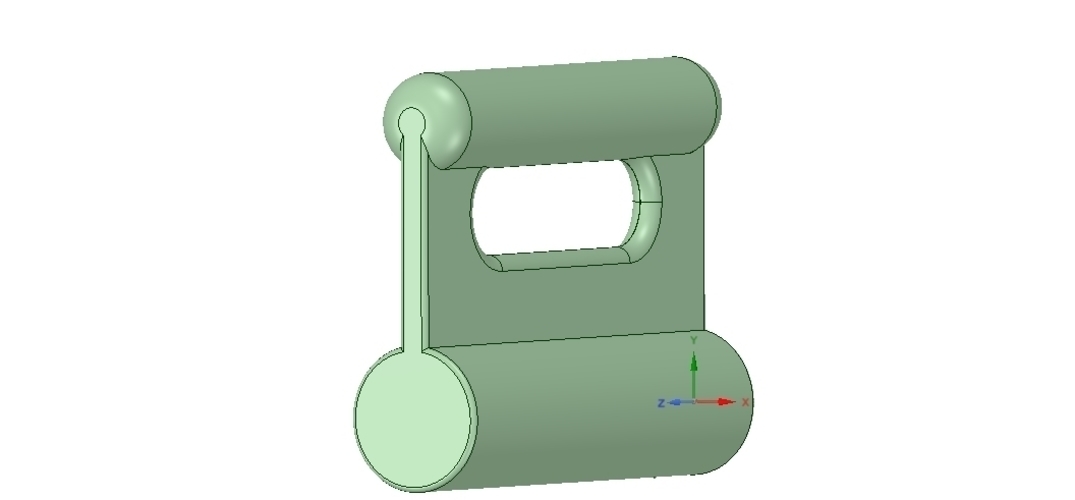 Nylon Internal Flat Slide and Slug ABA-258_ustrong 3d-print 3D Print 252893