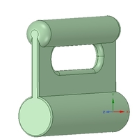 Nylon Internal Flat Slide and Slug ABA-258_ustrong 3d-print - Thumbnail 10