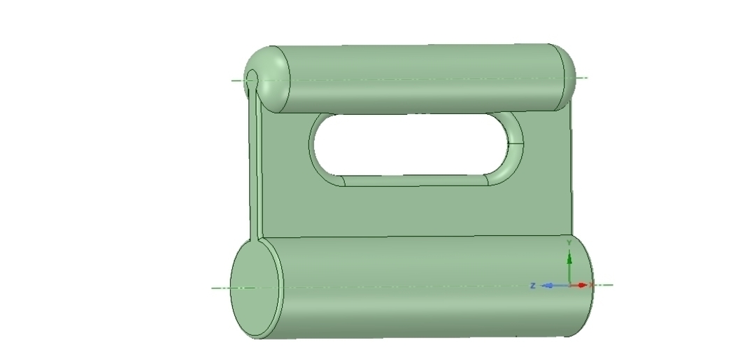 Nylon Internal Flat Slide and Slug ABA-258_ustrong 3d-print 3D Print 252894