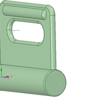 Nylon Internal Flat Slide and Slug ABA-258-01 3d-print - Thumbnail 1