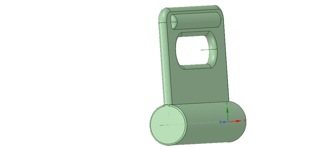 Nylon Internal Flat Slide and Slug ABA-258-01 3d-print 3D Print 252896