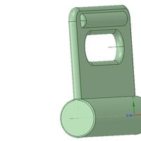 Nylon Internal Flat Slide and Slug ABA-258-01 3d-print - Thumbnail 2