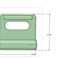 Nylon Internal Flat Slide and Slug ABA-258-01 3d-print - Thumbnail 3