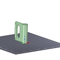 Nylon Internal Flat Slide and Slug ABA-258-01 3d-print - Thumbnail 5