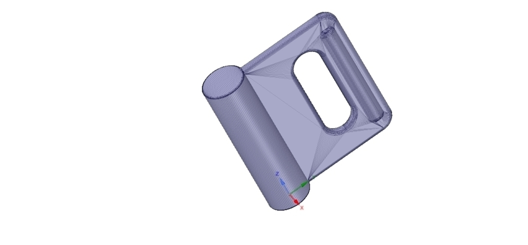 Nylon Internal Flat Slide and Slug ABA-258-01 3d-print 3D Print 252900