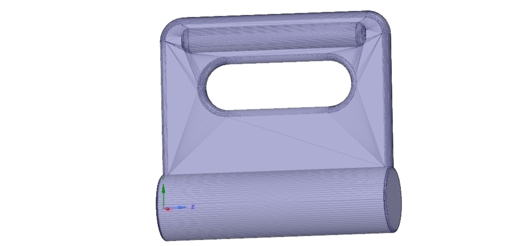Nylon Internal Flat Slide and Slug ABA-258-01 3d-print 3D Print 252901