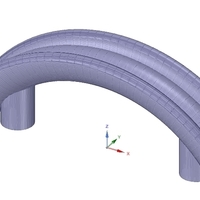 simple-made furniture bracket handle vs02 3d-print and cnc - Thumbnail 1