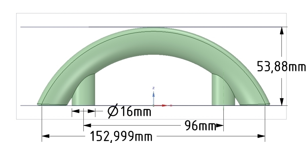 simple-made furniture bracket handle vs02 3d-print and cnc 3D Print 252946