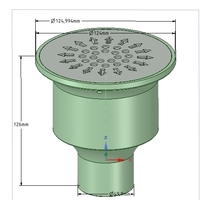 Flood floor shower Drain kit odor trap 3d-print - Thumbnail 20