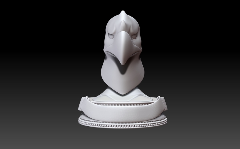 3D Printed Eagle Head Trophy Original by Marco Valenzuela | Pinshape