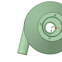 cyclone filter for household vacuum cleaner nozzle v01 3d-print - Thumbnail 3