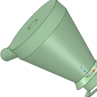 cyclone filter for household vacuum cleaner nozzle v01 3d-print - Thumbnail 8