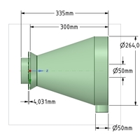 cyclone filter for household vacuum cleaner nozzle v01 3d-print - Thumbnail 10