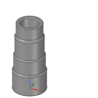 stepped universal adapter for vacuum cleaner nozzle v01 3d - Thumbnail 4
