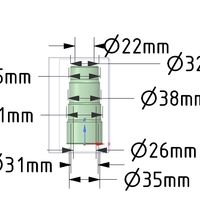stepped universal adapter for vacuum cleaner nozzle v01 3d - Thumbnail 11