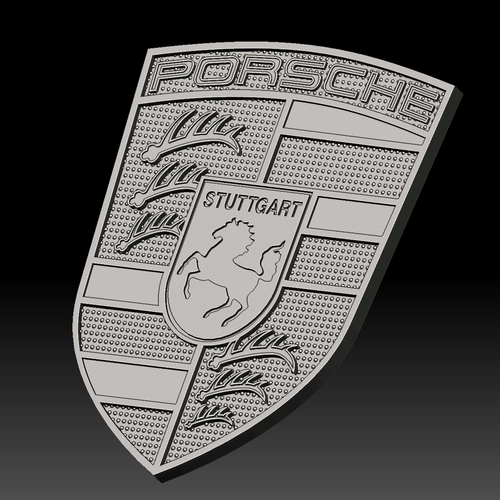 Porshe logo 3D Print 253077