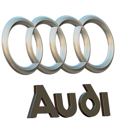 Audi logo  3D Print 253087